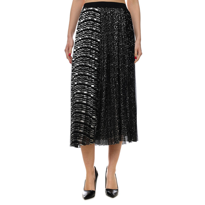 Ženska suknja Karl Lagerfeld K DOTS PLEATED SKIRT