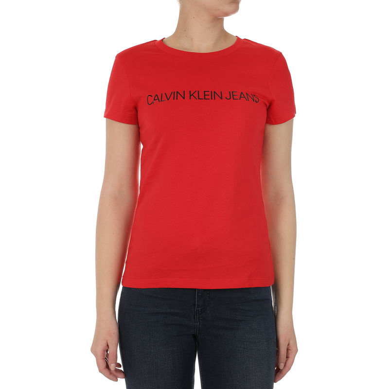 Ženska majica Calvin Klein INSTITUTIONAL LOGO SLIM FIT TEE