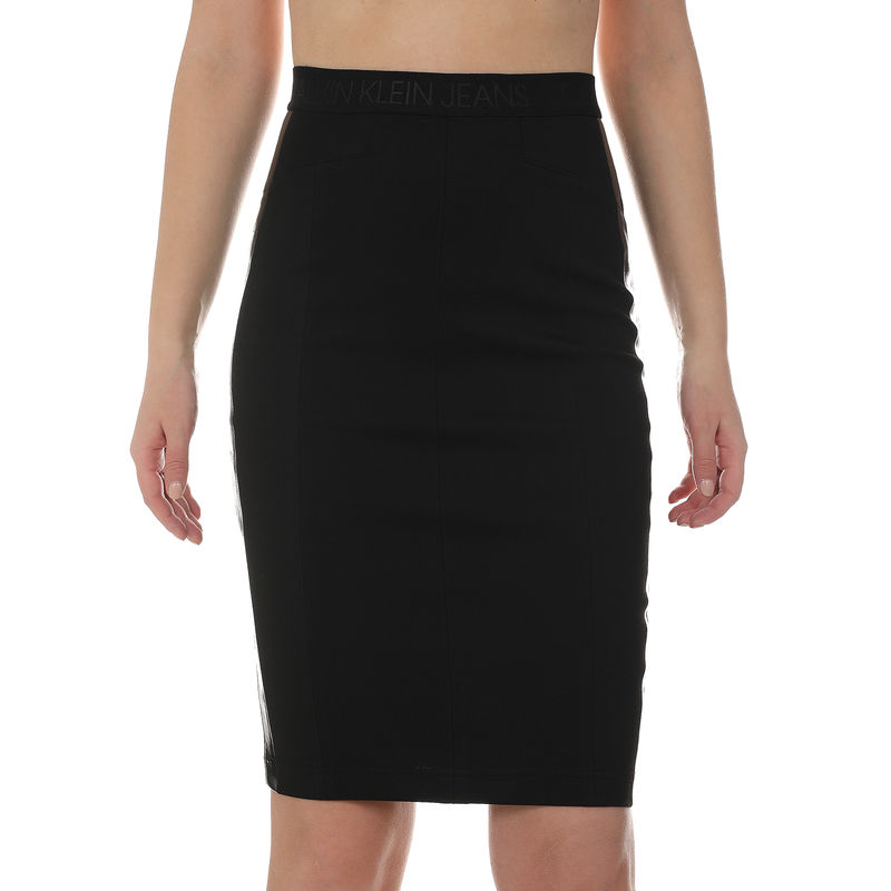 Ženska suknja Calvin Klein COATED FITTED MILANO SKIRT