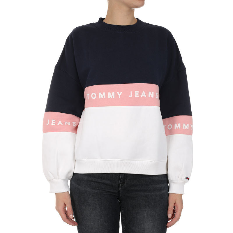 Ženski duks Tommy Hilfiger TJW COLORBLOCK CREW