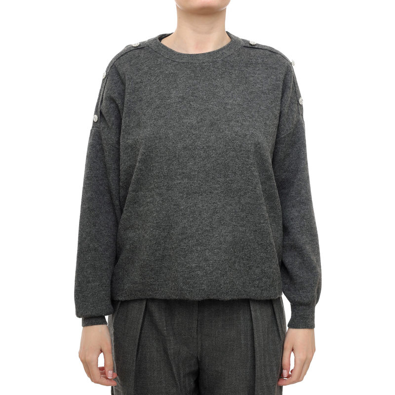 Ženski džemper Vero Moda Joya o-neck button pullover