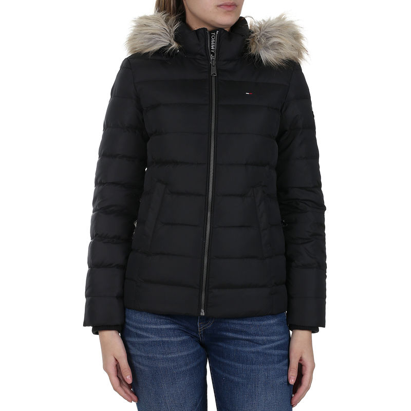 enska jakna TOMMY HILFIGER TJW ESSENTIAL HOODED DOWN JACKET