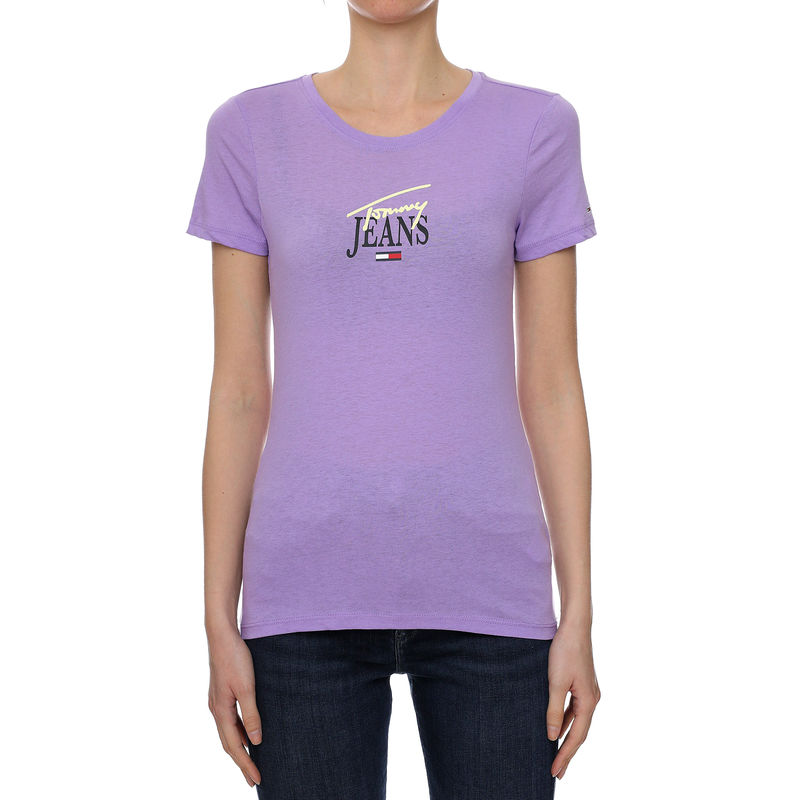 Ženska majica Tommy Hilfiger SKINNY ESSENTIAL LOGO 1 SS VLK