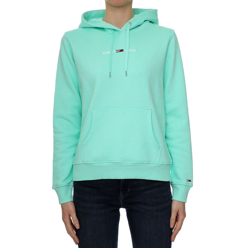 Ženski duks Tommy Hilfiger LINEAR LOGO HOODIE L2Z