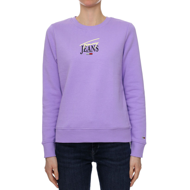 Ženski duks Tommy Hilfiger REG ESSENTIAL LOGO 1 CREW VLK