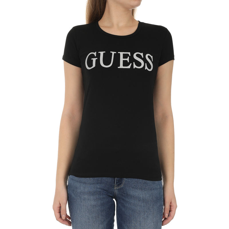 Ženska majica Guess SS RN CRYSTAL TEE