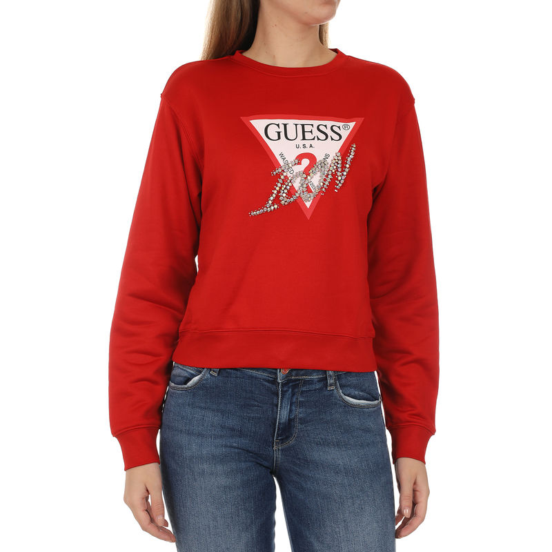 Ženski duks Guess BASIC TRIANGLE FLEECE