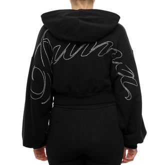 Ženski duks Puma Ess graphic bedazzled fz hoodie tr