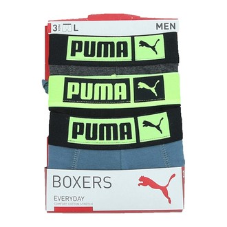 Muške bokserice Puma BASIC BOXER PLACED LOGO ELASTIC 3P