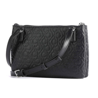 Ženska torba Calvin Klein Ck Must Dbl Crossbody Embossed