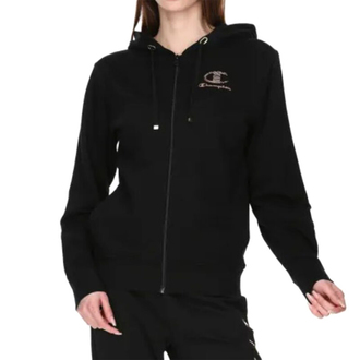 Ženski duks sa zipom i kapuljačom Champion Lady glitter zip hoody