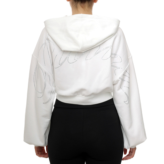 Ženski duks sa zipom i kapuljačom Puma Ess graphic bedazzled fz hoodie tr