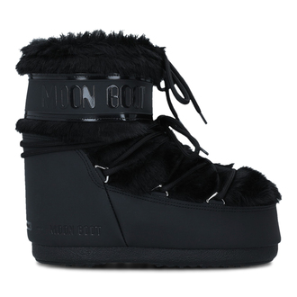 Ženske čizme Moon Boot Icon Low Faux F Black