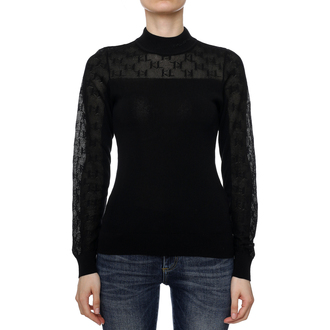 Ženska rolka Karl Lagerfeld Lightweight Logo Turtleneck