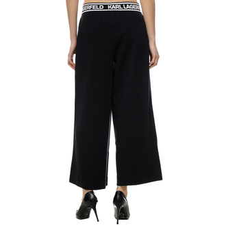 Ženske pantalone Karl Lagerfeld Double Jersey Culottes