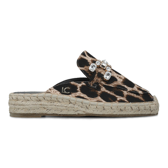Ženske sandale Lola Flat Animal Print Espadrilles