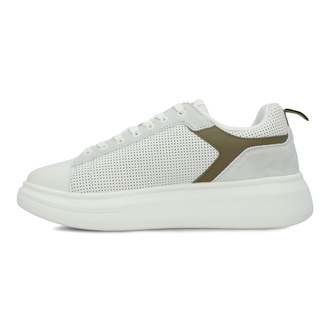 Muške patike Liu Jo Big 05 - Sneaker Cow Suede/Perforated Milk/Jungle