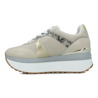 Ženske patike Liu Jo Liu Jo Maxi Wonder Plus 02 Bis - Sneaker Calf Leather/Perfora Rope/Light Gold
