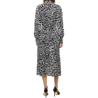 Ženska haljina Karl Lagerfeld Kl Animal Print Shirt Dress
