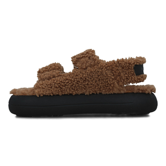 Ženske sandale Mb Shearling sandal cognac