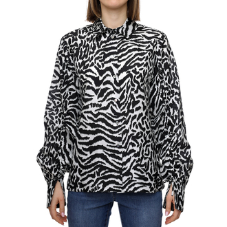 Ženska košulja Karl Lagerfeld Animal Print Silk Shirt