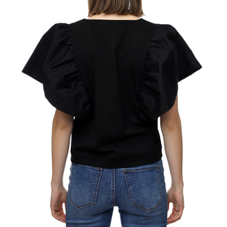 Ženska majica Karl Lagerfeld Feminine Fabric Mix T-Shirt