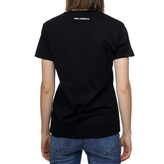 Ženska majica Karl Lagerfeld Rhinestone Logo T-Shirt