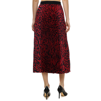 Ženska suknja Karl Lagerfeld Animal Print Pleated Skirt