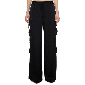 Ženske pantalone Karl Lagerfeld Satin Cargo Pant