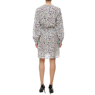 Ženska haljina Tommy Hilfiger Co Voile Floral Short V-Nk Dress