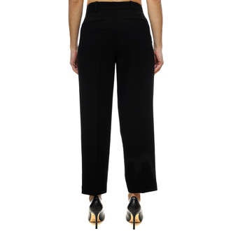 Ženske pantalone Michael Kors Pleated Ankle Pant