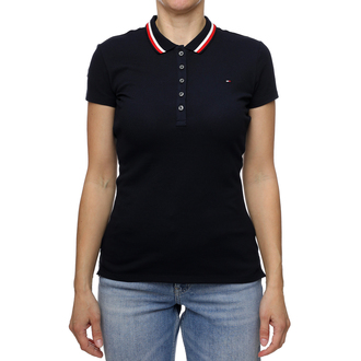 Ženska polo majica Tommy Hilfiger Slim Global Stripe Polo Ss