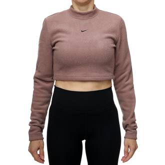 Ženski duks Nike W NSW PHNX PLSH LS CROP TOP