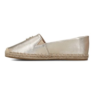 Ženske špagerice Tommy Hilfiger Th logo metallic leather espad