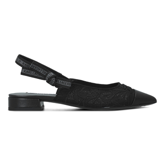 Ženske baletanke Karl Lagerfeld Kerrie orchid lace sling