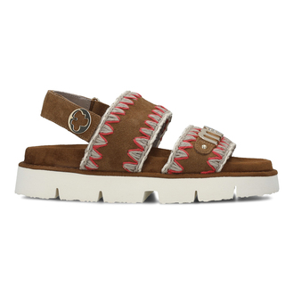 Ženske sandale Mou Bio sandal overstitching and b