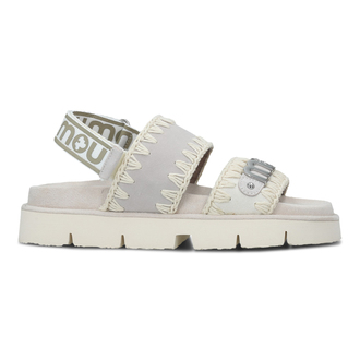 Ženske sandale Mou Bio sandal suede&canvas