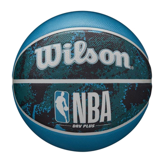 Lopta za košarku Wilson NBA DRV PLUS VIBE BLACK/BLUE SZ7