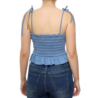 Ženska košulja Tommy Hilfiger Ruched chambray top