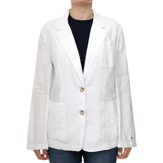 Ženski sako Tommy Hilfiger Ess linen regular sb blazer