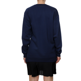 Ženska haljina Karl Lagerfeld PLEATED FABRIC MIX SWEAT DRESS