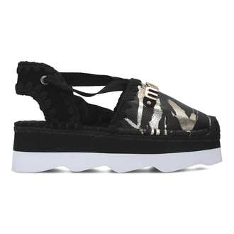 Ženske sandale Mou Espa sandal rafia metal