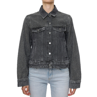 Ženska prolećna jakna Karl Lagerfeld Denim Jacket W/ Rhinestones