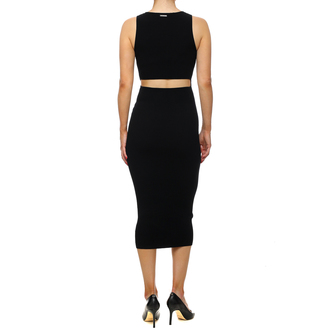 Ženska haljina Michael Kors Eco Side Cut Out Midi Drs