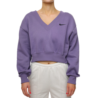 Ženski duks Nike W NSW PHNX FLC CROP VNECK