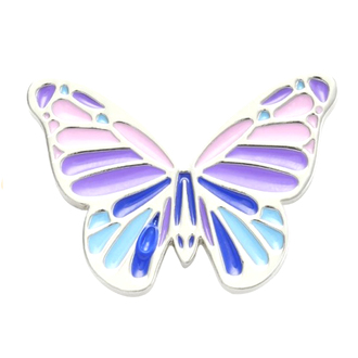 Unisex set Crocs Multi Purple Butterfly