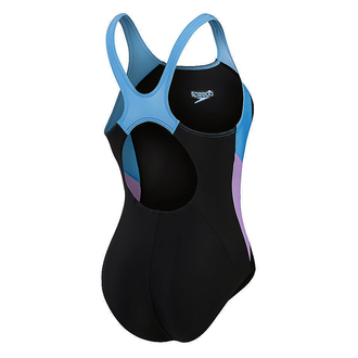 Ženski kupaći Speedo Colbl Spl Mbk 1Pc Af Black/Purple