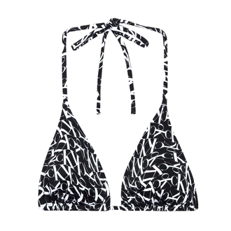 Ženski kupaći gornji deo Calvin Klein Triangle-Print