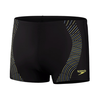 Muški kupaći Speedo Tech print asht am black/yellow