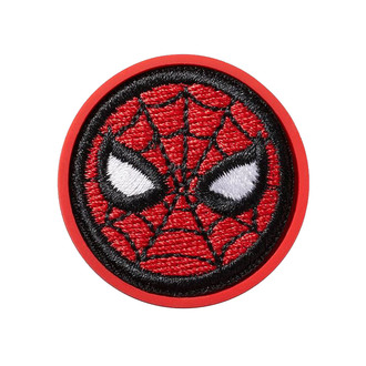 Unisex bedž Crocs Spiderman cartoon face